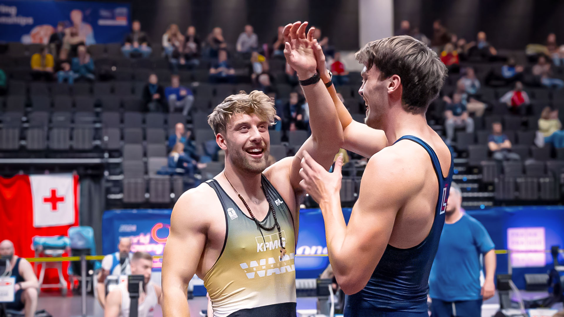Ward Lemmelijn after his world championship title in Indoor Rowing